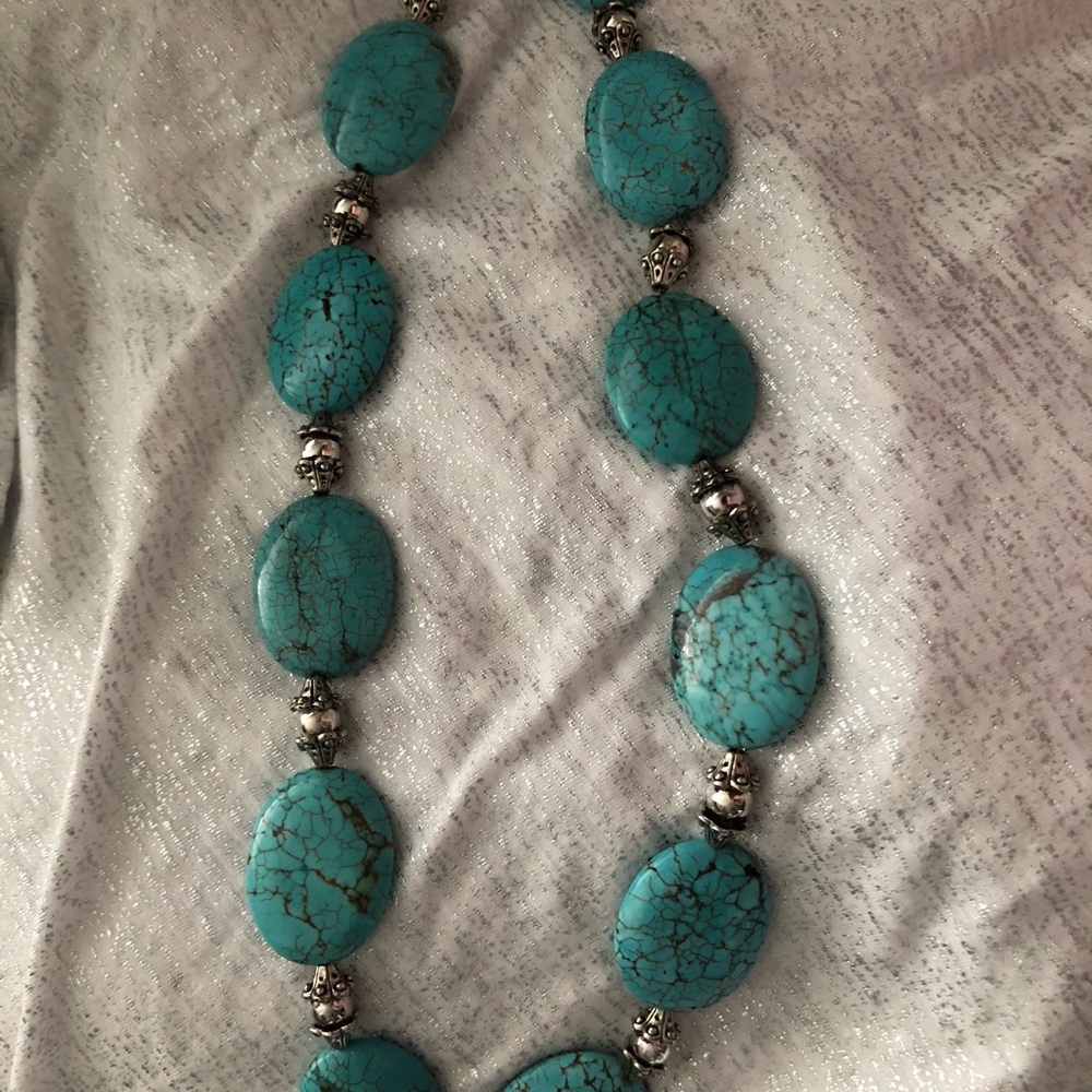 New Chunky turquoise necklace